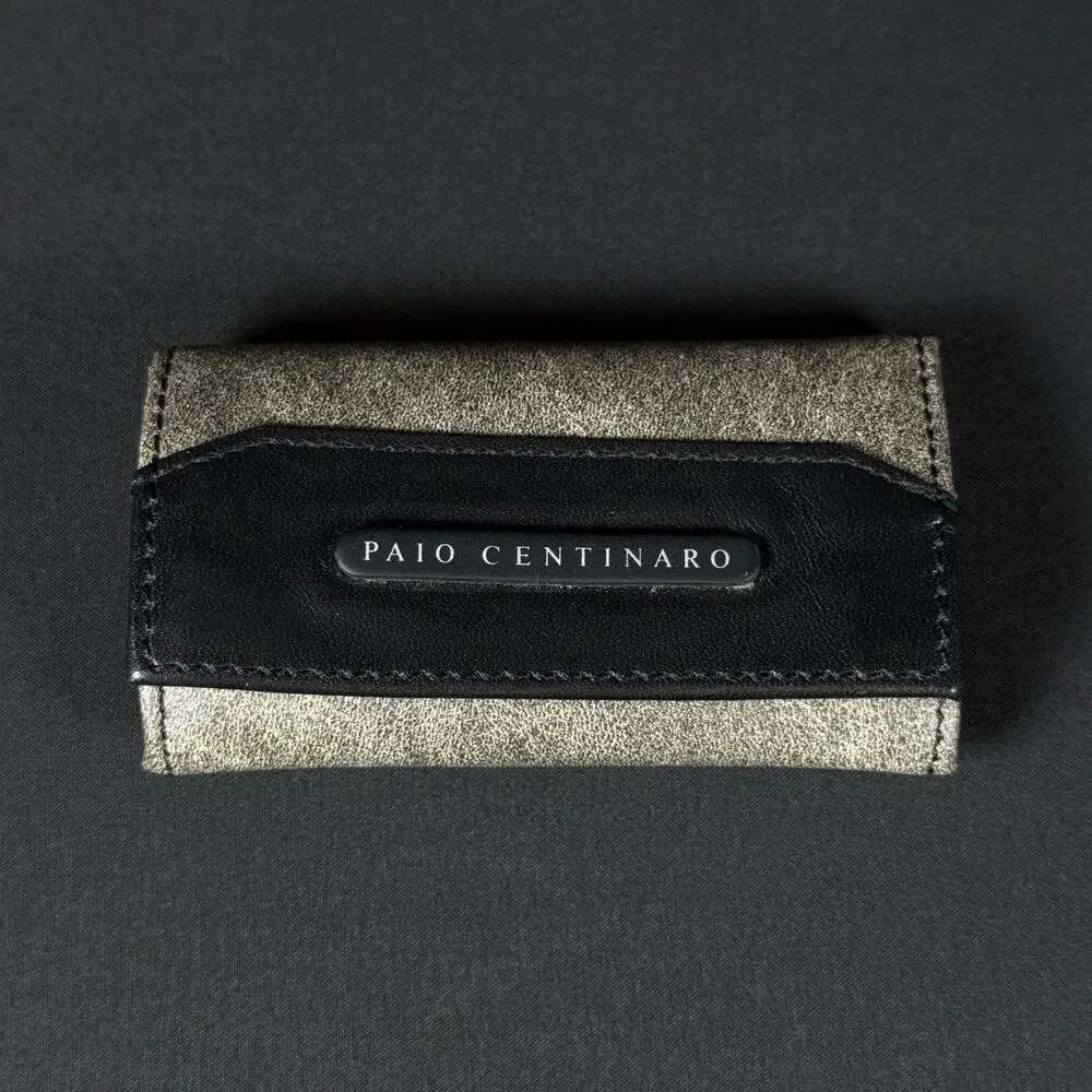 Paio Centinaro Original Leather Wallet Collection Zippered Case